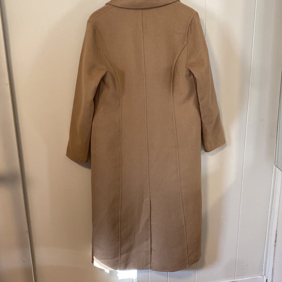 ๐ฅ๐๐ HOST PIC ๐๐๐ฅJoie Wool Trench Coat SZ Med Tan color 1 button closure - Picture 3 of 17